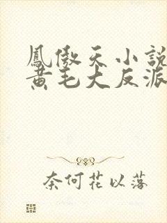 凤傲天小说里的黄毛大反派也想要幸