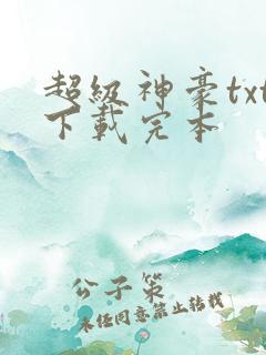 超级神豪txt下载完本