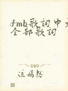 fmb歌词中文全部歌词