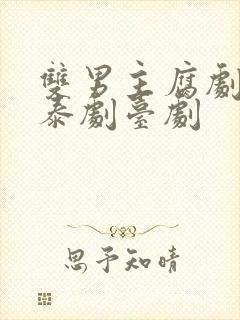 双男主腐剧韩剧泰剧台剧