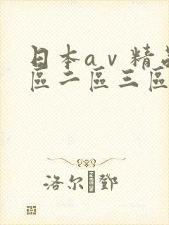 日本aⅴ精品一区二区三区久久