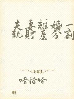 夫妻离婚一方出轨财产分割比例