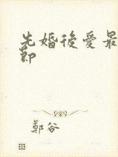 先婚后爱最新章节