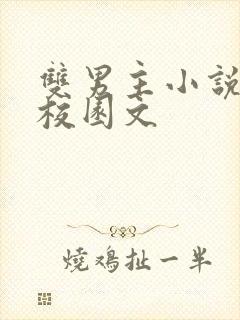 双男主小说甜文校园文