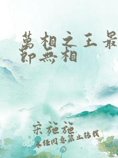 万相之王最新章节无相