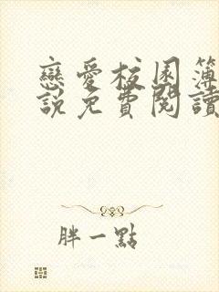 恋爱校园簿 小说免费阅读