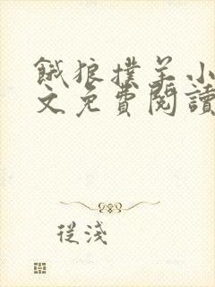 饿狼扑羊小说全文免费阅读