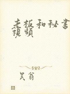 老板和秘书激情视频