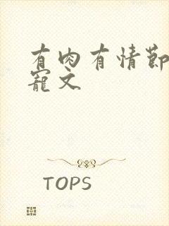 有肉有情节的甜宠文