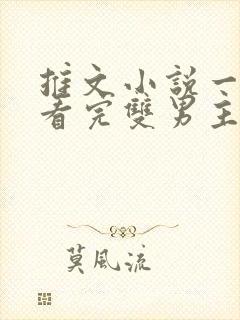 推文小说一口气看完双男主