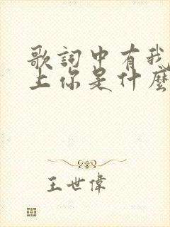 歌词中有我已爱上你是什么歌曲