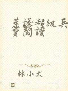 叶谦超级兵王免费阅读