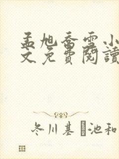 孟旭乔雪小说全文免费阅读