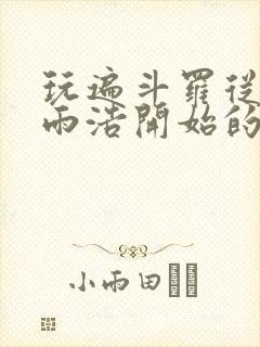 玩遍斗罗从宁霍雨浩开始的小说