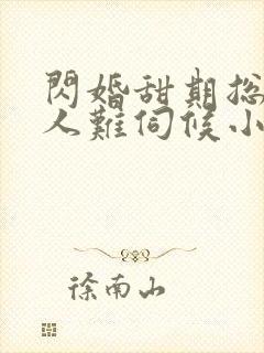 闪婚甜期总裁大人难伺候小说