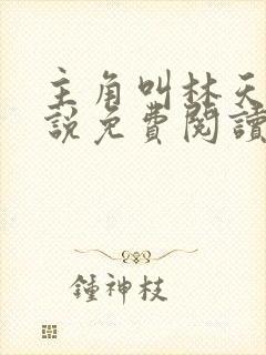 主角叫林天的小说免费阅读