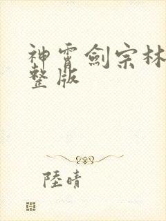 神霄剑宗林枫完整版