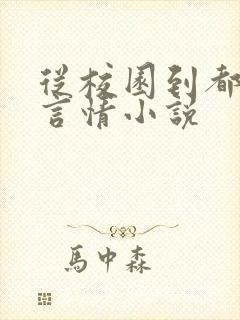 从校园到都市的言情小说