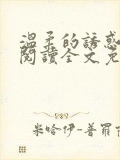 温柔的诱惑小说阅读全文免费阅读