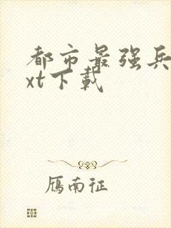 都市最强兵王txt下载