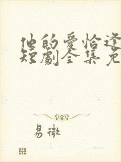 他的爱恰逢其时短剧全集免费观看