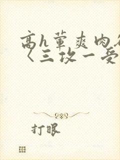 高h荤爽肉欲文〈三攻一受〉