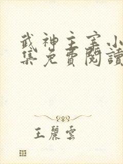 武神主宰小说全集免费阅读全文