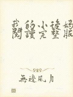 我的小后妈免费阅读完整版