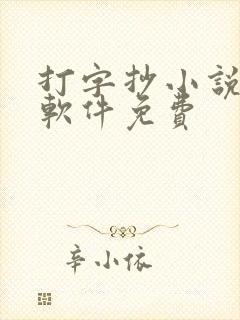 打字抄小说赚钱软件免费