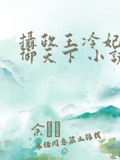 摄政王冷妃之凤御天下 小说