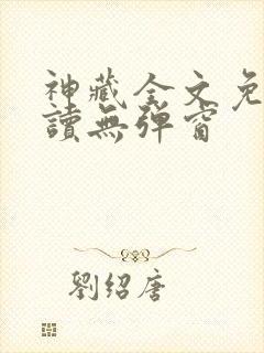 神藏全文免费阅读无弹窗