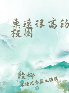 车速很高的r文校园