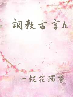调教古言h