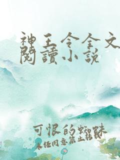 神王令全文免费阅读小说