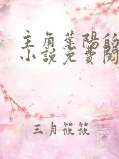 主角叶阳的官场小说免费阅读