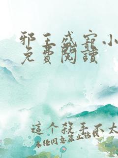 邪王盛宠小毒妃免费阅读