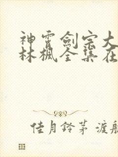 神霄剑宗大师兄林枫全集在线阅读