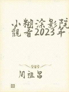 小糊涂影院免费观看2023年最新电视剧