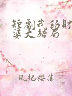 短剧我的财阀老婆大结局