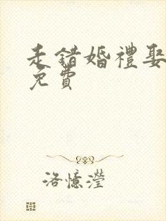 走错婚礼娶对妻免费