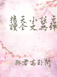 杨天小说免费阅读全文无弹窗