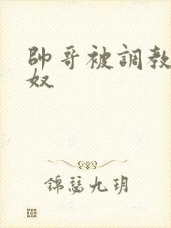 帅哥被调教成狗奴