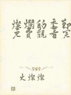 灿烂的季节高清免费观看完整版