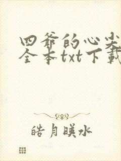 四爷的心尖宠妃全本txt下载