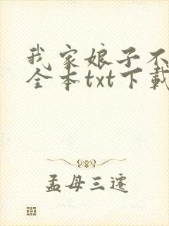 我家娘子不对劲全本txt下载