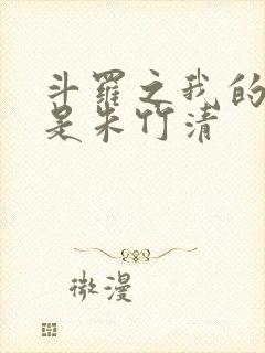 斗罗之我的老婆是朱竹清