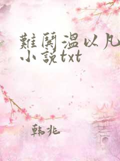 难哄温以凡桑延小说txt
