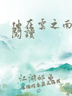 他在云之南完整阅读