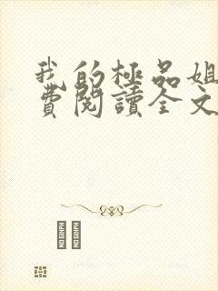 我的极品姐姐免费阅读全文