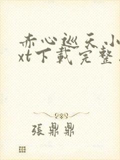 赤心巡天小说txt下载完整版